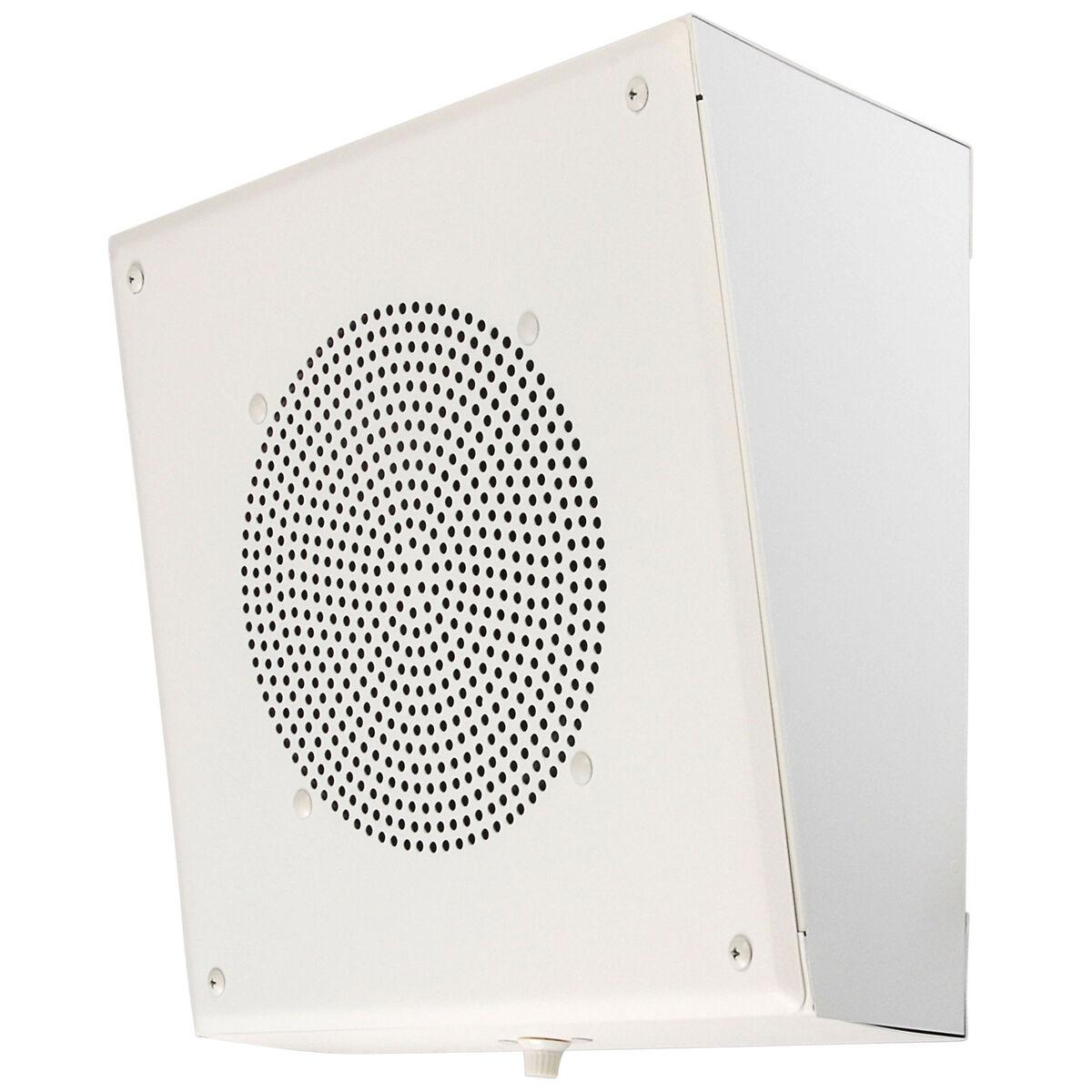 Quam SYSTEM 3/VC 8" Slanted Speaker w/Volume Control 5W25/70V White